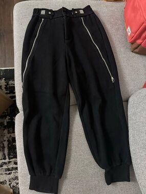 Loewe black Jogger Pants with Zipper Pockets